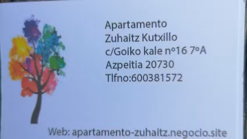 Apartamento Zuhaitz kutxillo.