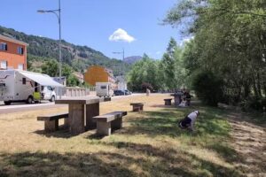 Area de servicio autocaravanas, caravana y camper