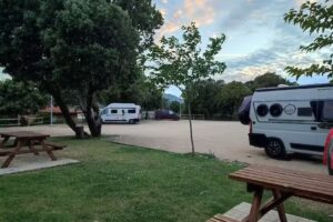 Área de Servicio para autocaravanas de Ancín.