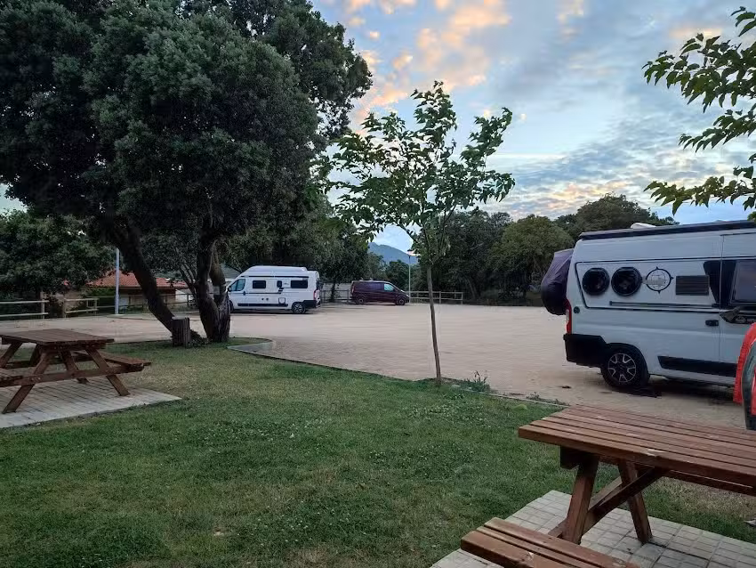 Área de Servicio para autocaravanas de Ancín.