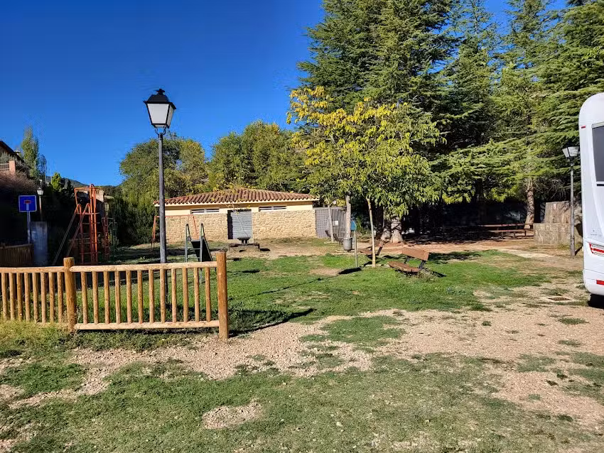 Área de servicios para autocaravanas de Biel