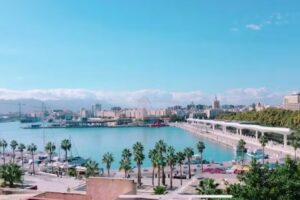 El atardecer skyline