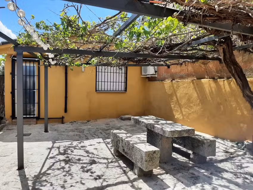 El patio de rio Lozoya