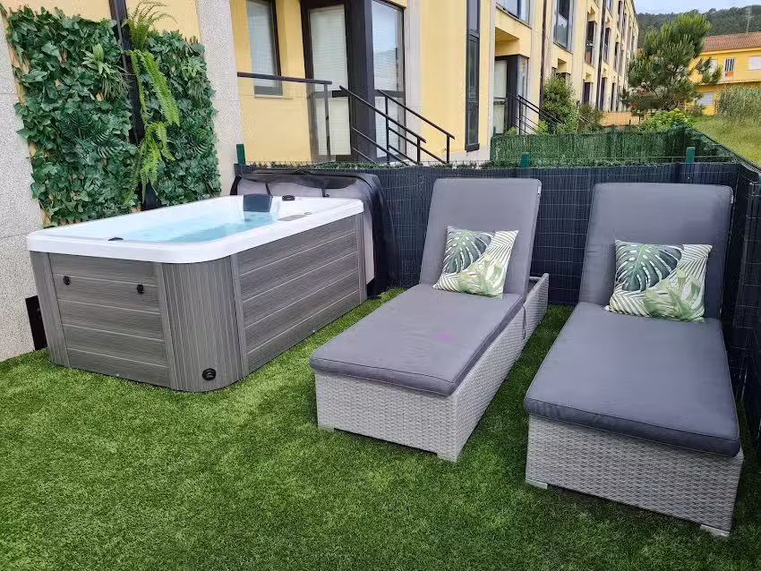 Garden Fisterra – Jacuzzi, Jardín Privado y Vista Mar