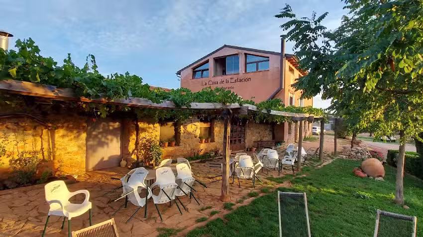 LA CASA DE LA ESTACION , restaurante, truficultura, vía verde de Ojos Negros