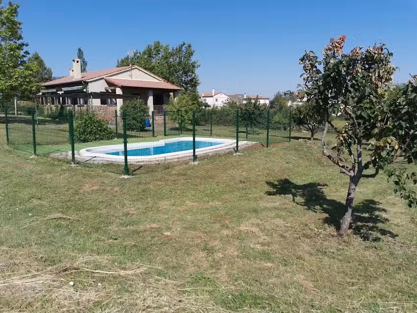 La casa de la parcela